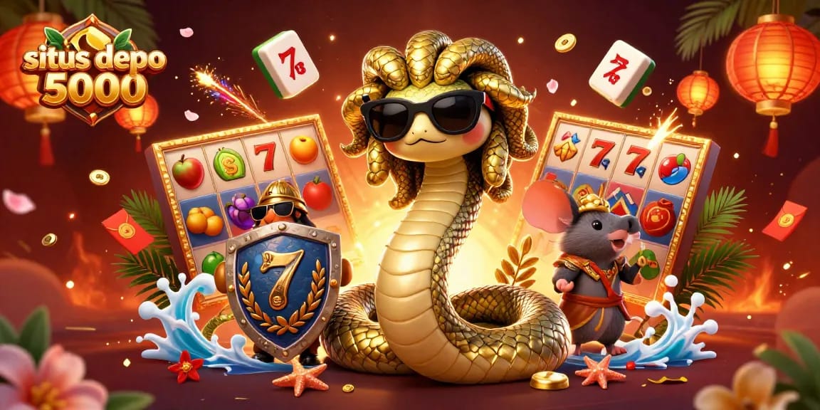 Menggandakan pengalaman bermain di situs depo 5000 dengan slot gacor dan simbol keberuntungan.
