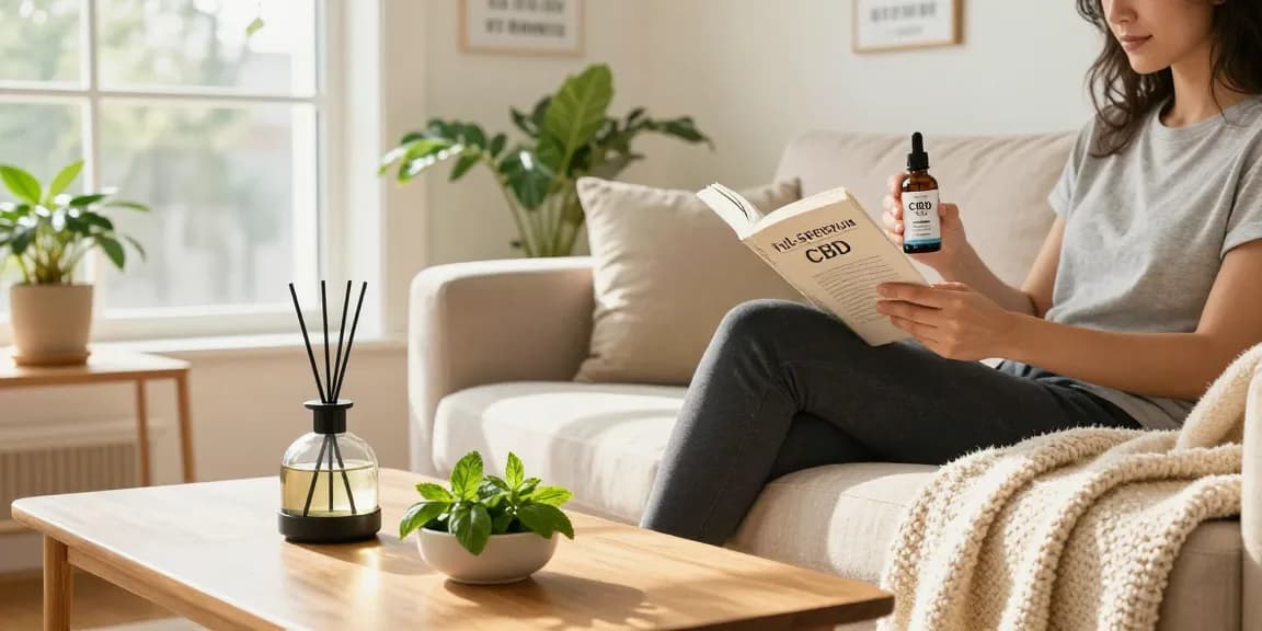 Discover the benefits of Full-Spectrum CBD oil at cbdnorth.co/product/full-spectrum-cbd-oil in a serene wellness setting.