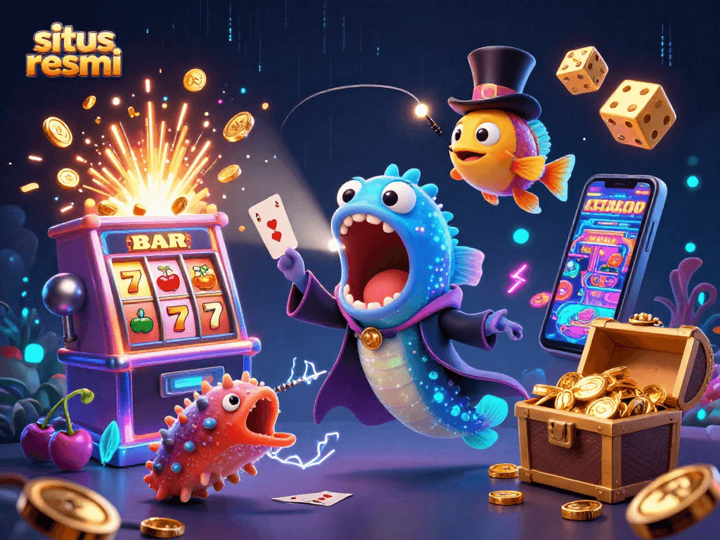 Experience thrilling gameplay with situs resmi, featuring charismatic sea creatures and explosive casino elements.