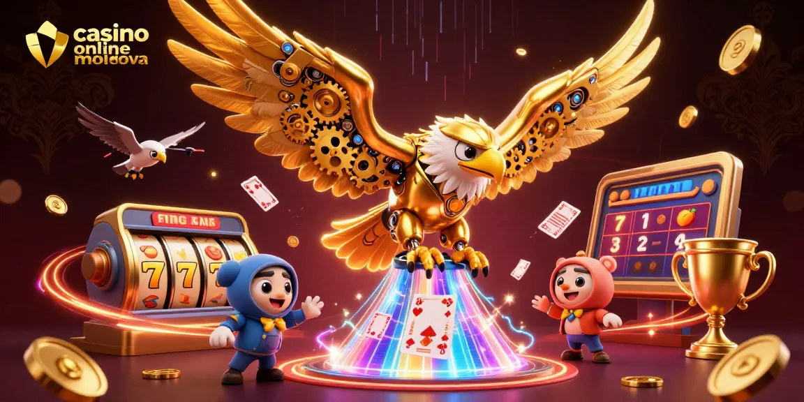 Sloturi și câștiguri mari la casino online moldova, ilustrație 3D captivantă