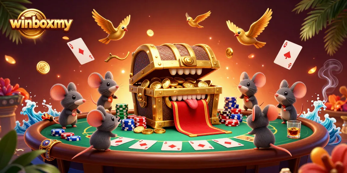 Experience thrilling excitement with winboxmy at a dynamic casino scene packed with riches and rewards!