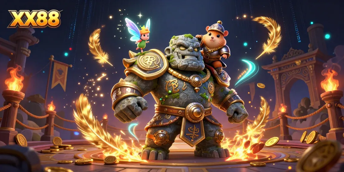Experience thrilling game features at XX88 with enchanting characters in a dynamic casino environment.