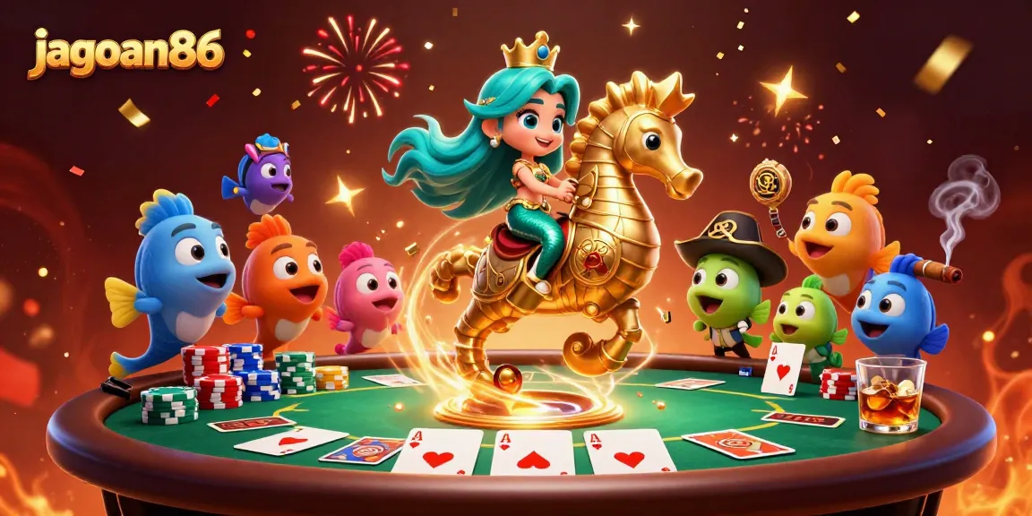 Engage in the thrill of gaming with jagoan86 amidst vibrant casino action!