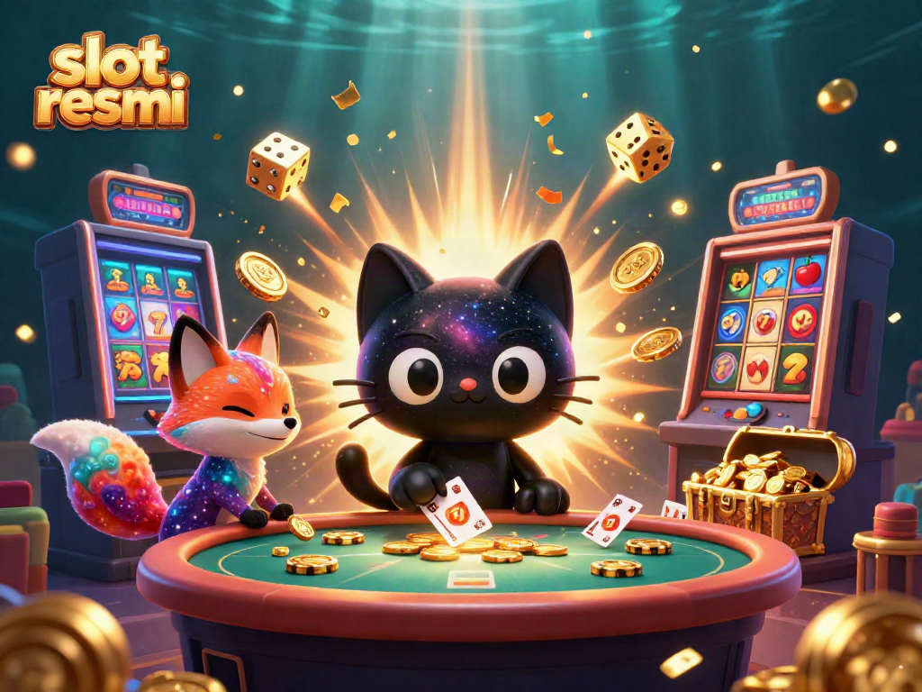 Permainan slot resmi dengan jackpot besar di kasino virtual, menarik perhatian pemain.
