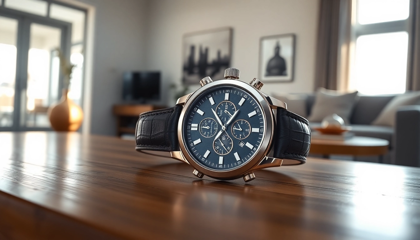 Admire the intricate design of super clone watches highlighted in an elegant setting.