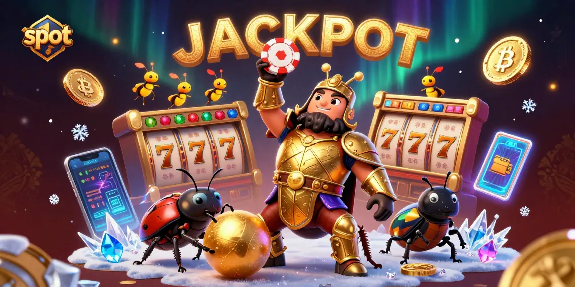 Slot gacor menghadirkan pengalaman menang dengan simbol jackpot dan koin crypto bersinar.