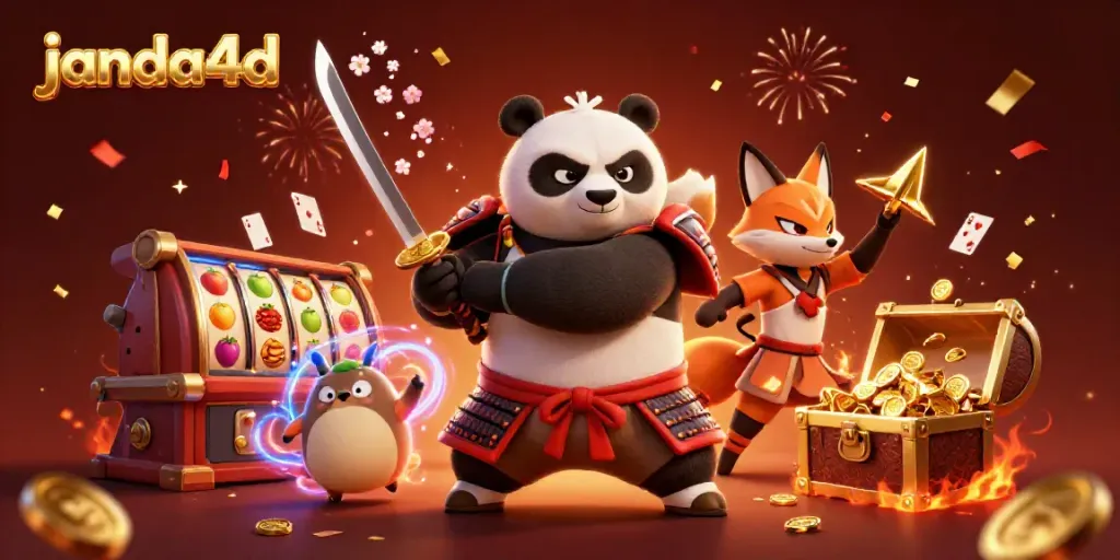 Janda4D menghadirkan keseruan bermain slot dengan panda samurai, rubah ninja, dan tanuki magis.