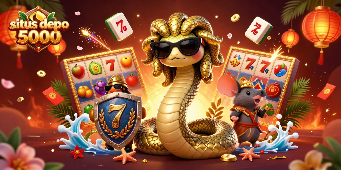 Menggandakan pengalaman bermain di situs depo 5000 dengan slot gacor dan simbol keberuntungan.