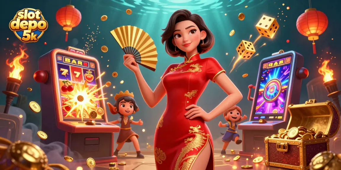 Experience the thrill of gaming with slot depo 5k's vibrant jackpot scene, showcasing lucrative slots.