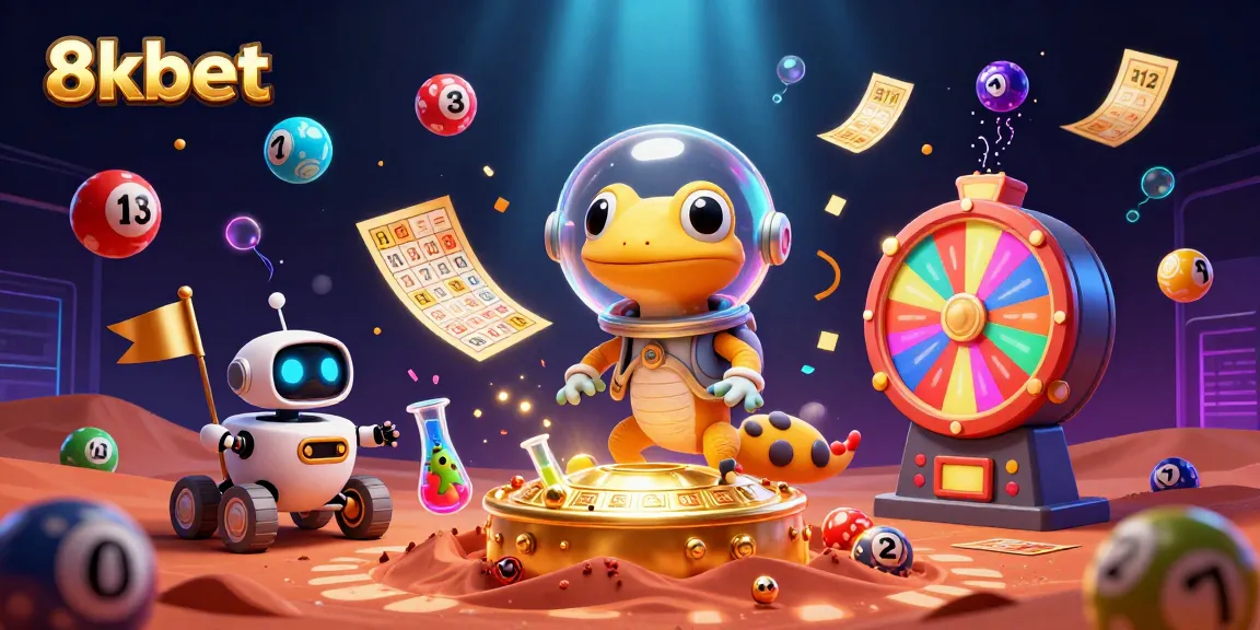 Experience thrilling games at 8kbet as a Martian gecko discovers a vibrant casino scene