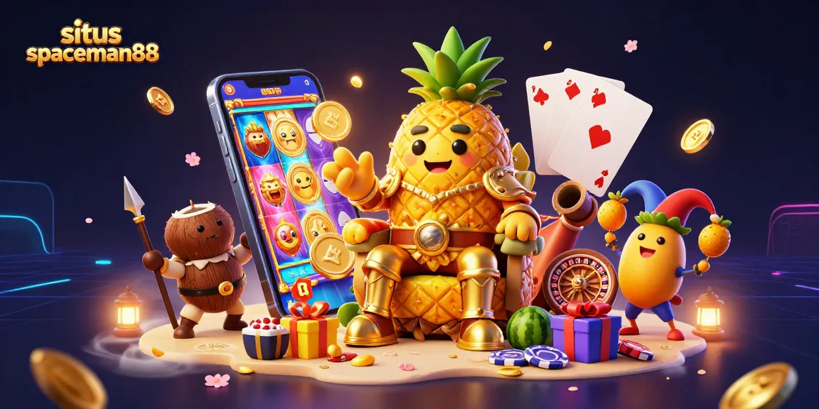 Engage with situs spaceman88 as the golden pineapple king rules a vibrant beach casino packed with slot games and exciting action.