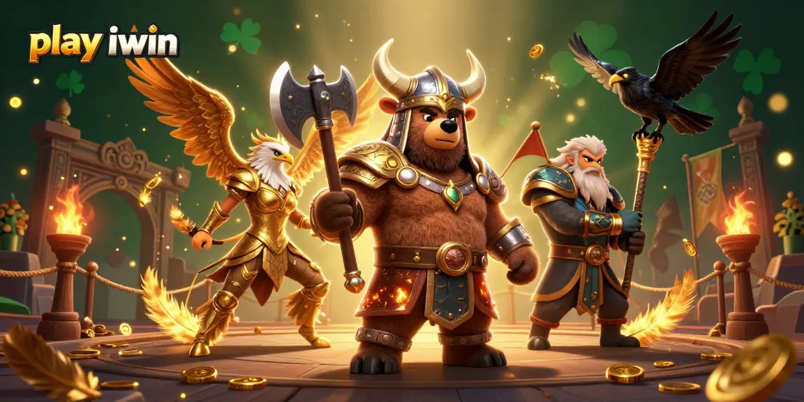 Play iwin and experience an exciting casino adventure filled with gold coins and vibrant characters.