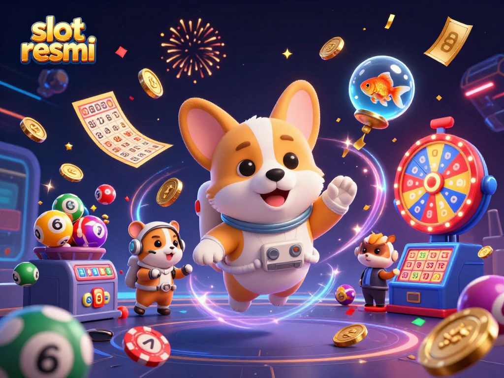 Experience thrilling action with slot resmi in a lively space casino scene featuring vibrant gameplay elements.
