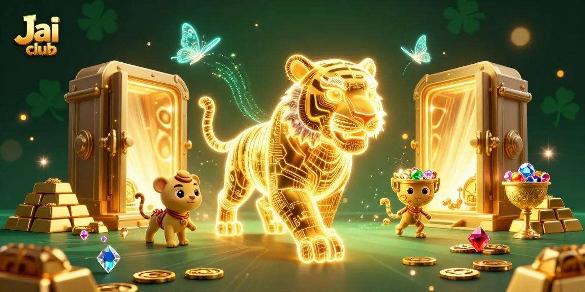 Engage with Jai club's vibrant gaming world in this dynamic, ultra-detailed casino illustration.