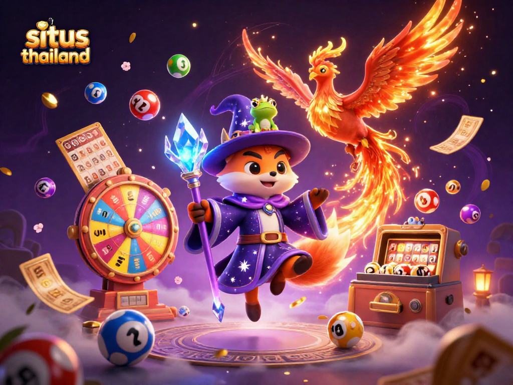 Engage with situs thailand's exciting lottery scene featuring colorful elements and dynamic gameplay.