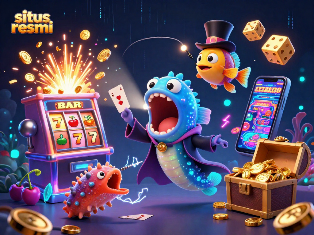 Experience thrilling gameplay with situs resmi, featuring charismatic sea creatures and explosive casino elements.