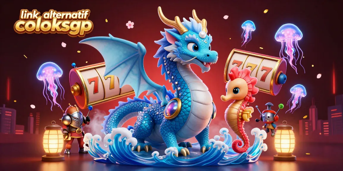 Engage with the vibrant world of online gambling through link alternatif coloksgp filled with colorful dragons and lucky symbols.