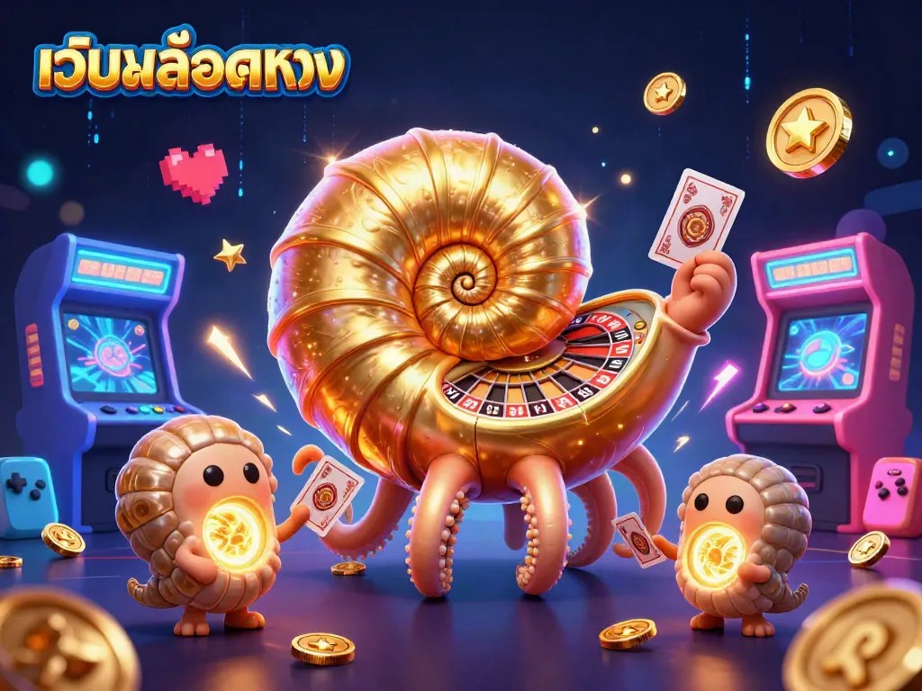 ภาพ 3D ของการเล่นเกมที่เว็บสล็อตตรง กับนีโอนและบรรยากาศคาสิโนที่น่าตื่นเต้น