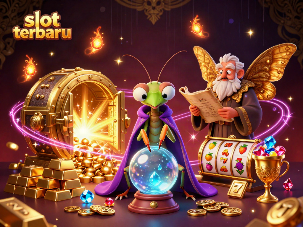Engage with slot terbaru through a mystical scene filled with fortune, treasure, and excitement.