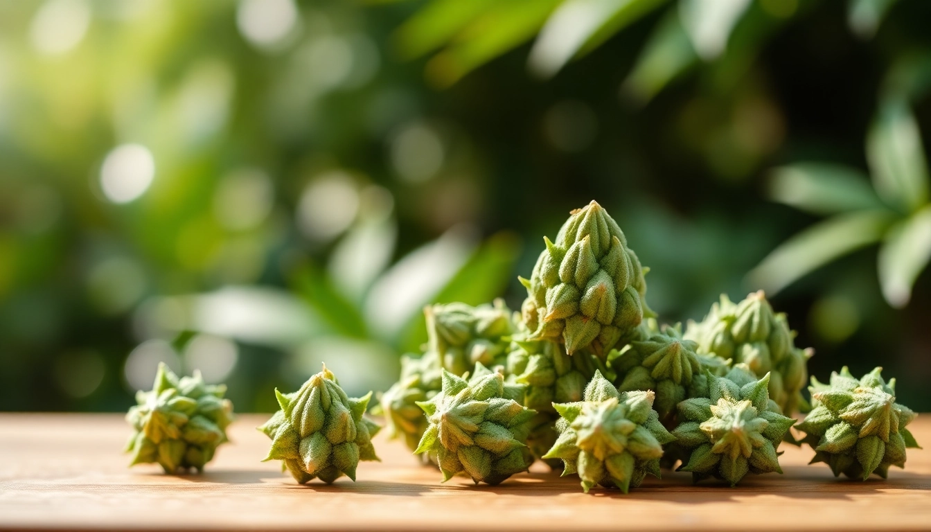 Explore Mental Wellness CBD buds prominently featured with natural textures and vibrant colors.